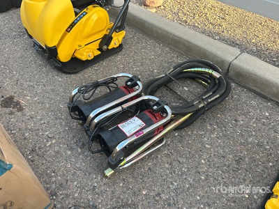 Quantity of (2) Mustang CV3500 Concrete Vibrator (Unused)