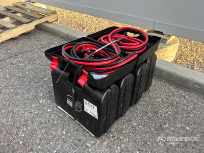 Quantity of (5) 25 ft 800 amp Booster Cables (Unused)