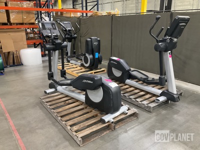 (3) Assorted Life Fitness Ellipticals