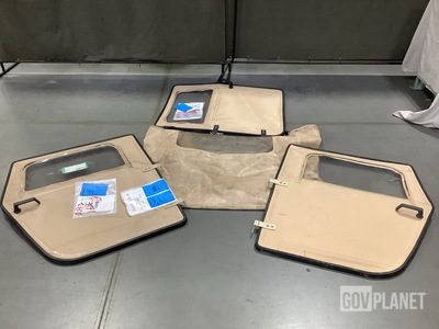(3) HMMWV Humvee Doors & (1) 12342475-1 Vehicular Curtain
