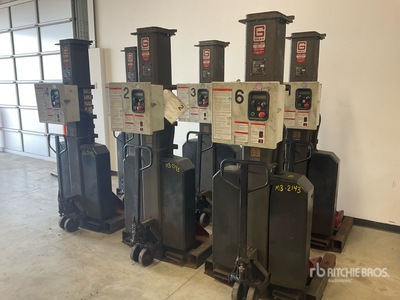 Quantity of (6) Gray WPLS-180C Portable Vehicle Lift System