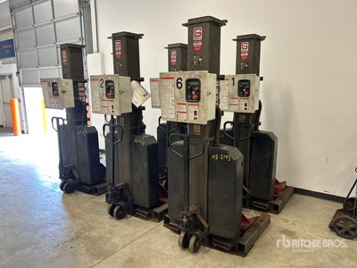 Quantity of (6) Gray WPLS-180C Portable Vehicle Lift System