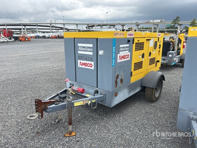 2021 Atlas Copco PAS 150 HFS Trailer-Mounted Water Pump