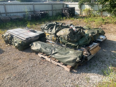 (3) Modular Command Post Tents