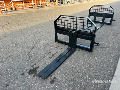 JBX 4000 48 in Skid Steer Forks (Unused)
