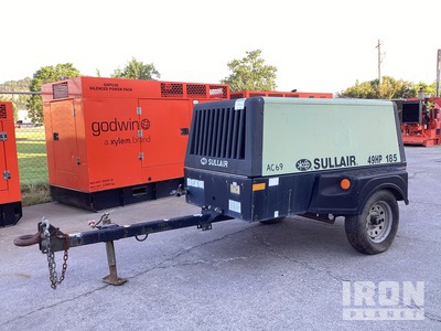 Sullair 49HP185DPQ JDi4 185 cfm Mobile コンプレッサー