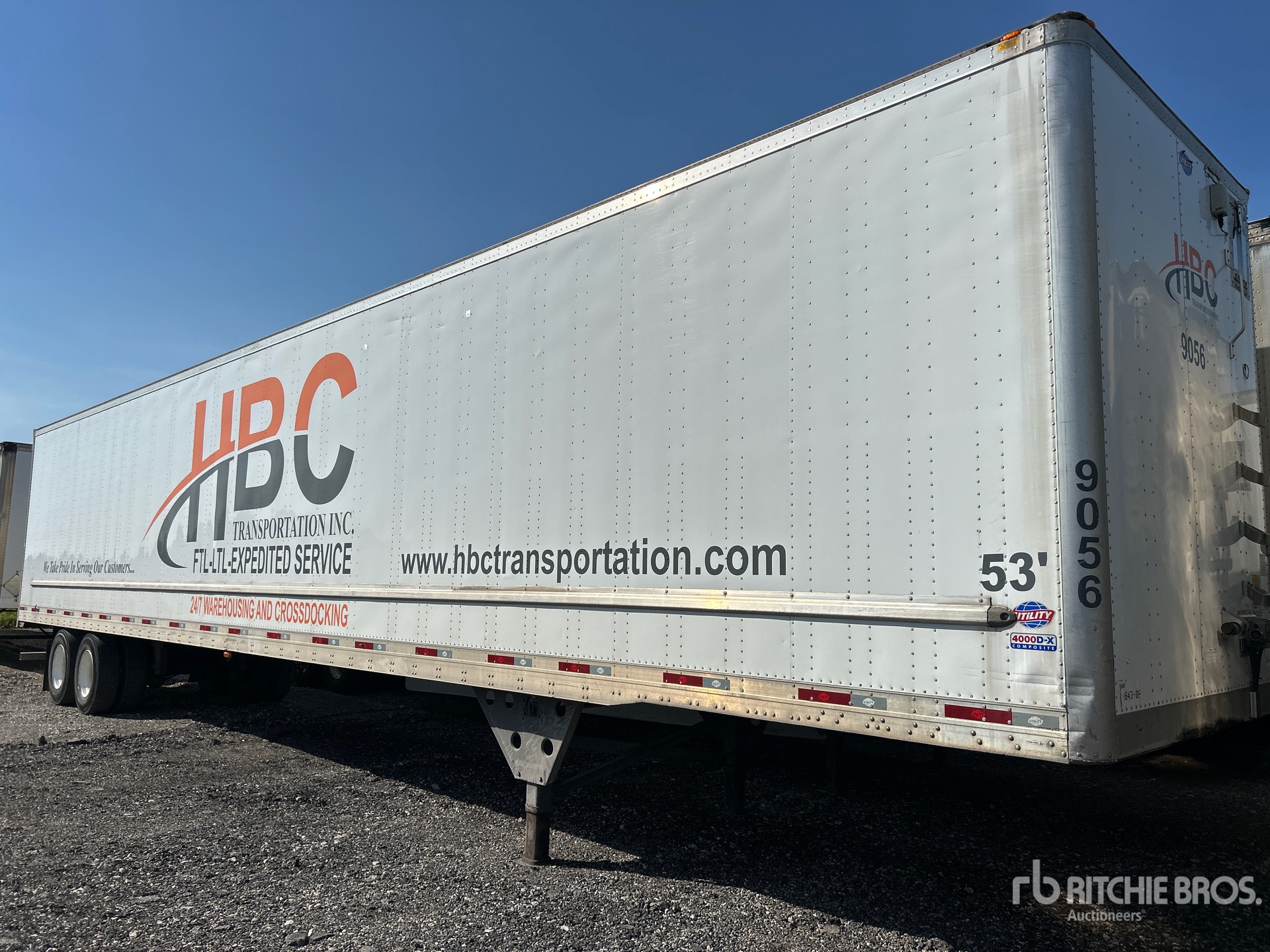 2019 Utility 53 ft T/A Van Trailer