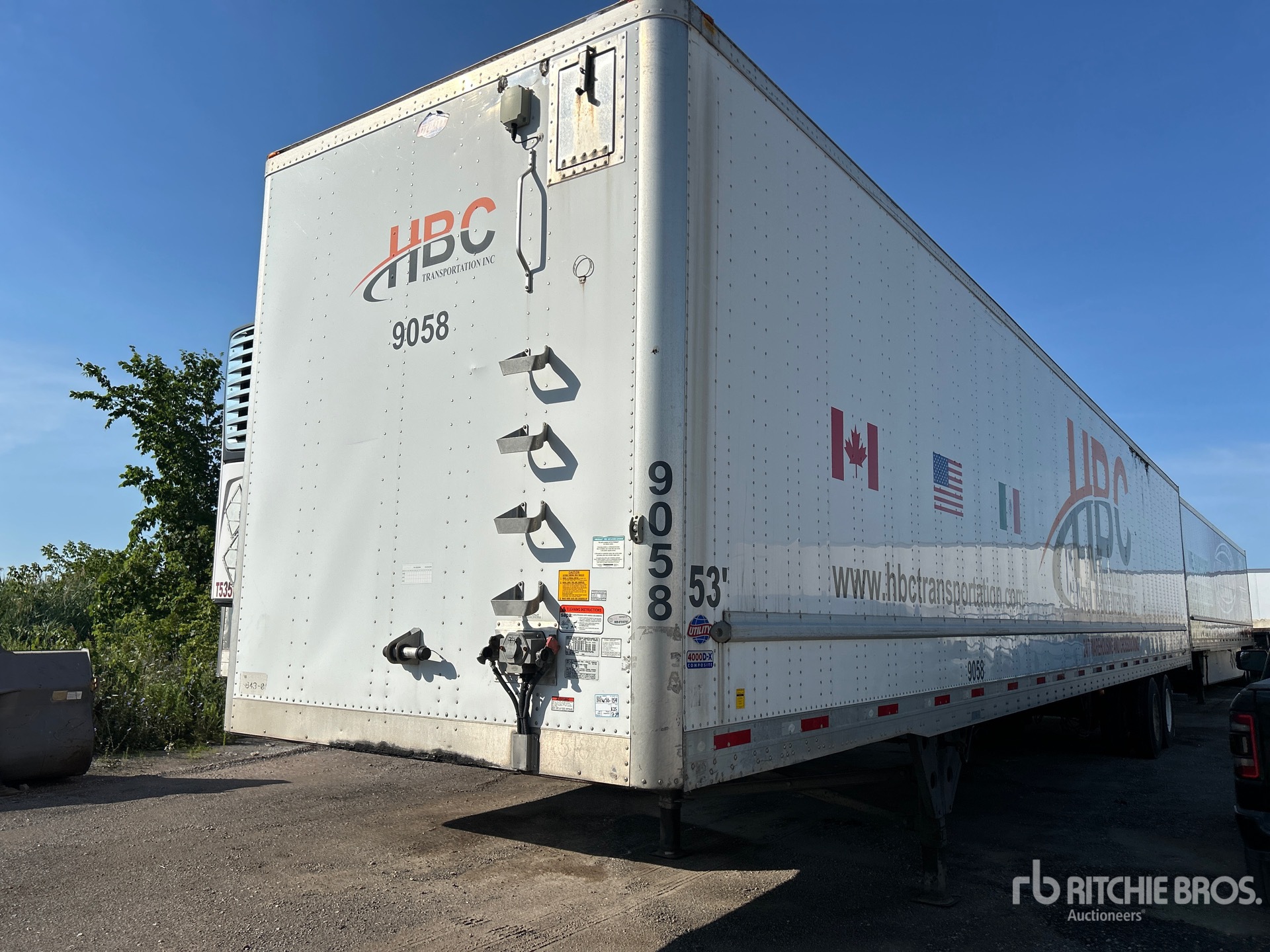 2019 Utility 53 ft T/A Van Trailer