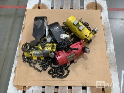 (3) Assorted Chain Hoists