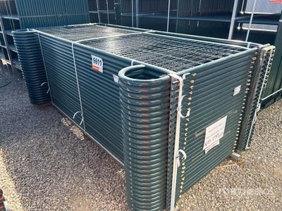 Quantity of (28) 2025 Suihe SP10-S-28 5 ft x 10 ft Powder Coated Livestock Panel (Unused)