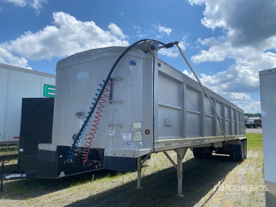 2004 Travis 39 ft T/A Aluminum End Dump Trailer