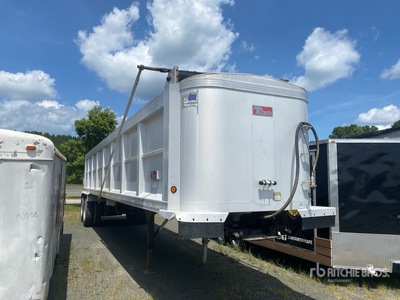 2004 Travis 39 ft T/A Aluminum End Dump Trailer