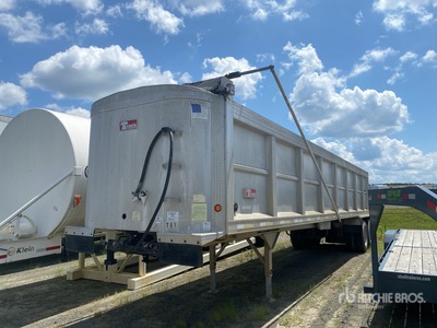 2003 Travis 39 ft T/A Aluminum Tipping Trailer