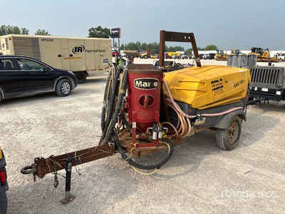 2016 Atlas Copco XAS 185 Air Compressor w/Marco Sandblaster