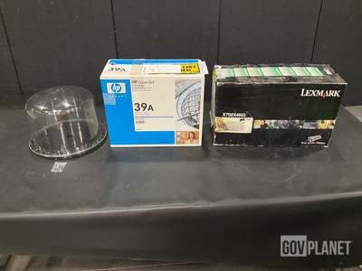(11) Lights, (7) Assorted Toner Cartridges, (5) Laptop Cases & Assorted Items