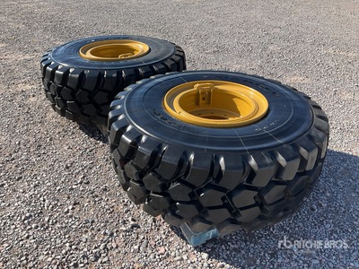 Quantity of (2) 23.5R25 Lote de Llantas para Cargador / Tires - Fits Wheel Loader