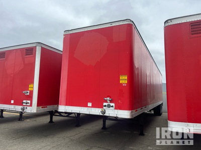 2002 Trailmobile 45 ft x 102 in Sliding T/A Remolque de furgoneta