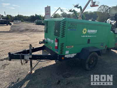 2016 Doosan HP375WCUIQ 375 cfm Mobile Compresseur à air (Inoperable)