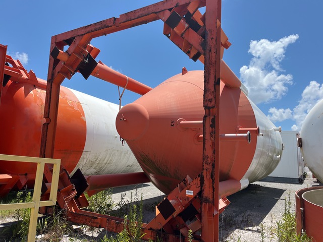 Quantity of (9) Steel Silos