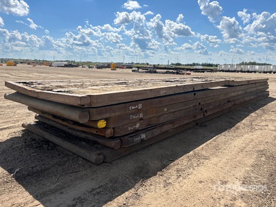 Quantity of (6) 8 ft x 40 ft Rig Mats
