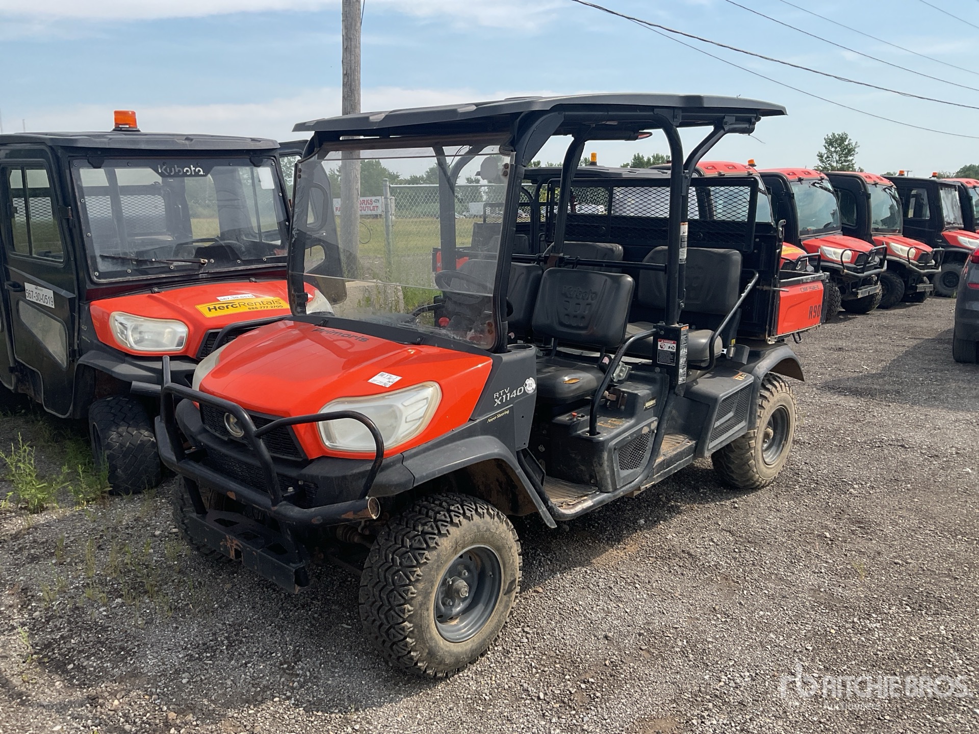 2019 Kubota RTVX1140WH Utility Vehicle (Inoperable)