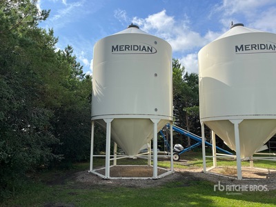 Meridian M1412 +/- 60 ton Smooth Wall Hopper Graan bak