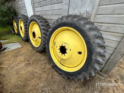 Quantity of (4) Firestone 12.4-38 Tires - Fits John Deere 4700