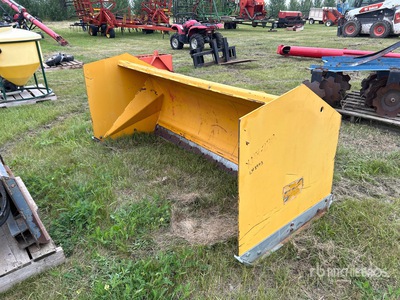 7 ft Snow Pusher - Fits Skid Steer Loader