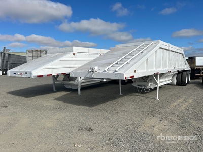 1980 Cook 17 ft T/A Belly Dump Trailer