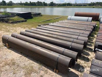 Quantity of (19) Palletized Steel Repair Pipe Sleeves (Unused)