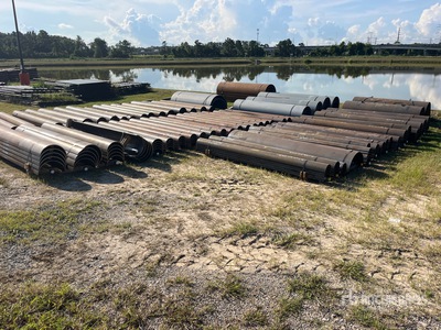 Quantity of Palletized Steel Repair Pipe Sleeves (Unused)