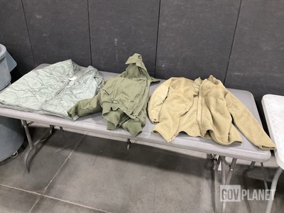(31) Cold Weather Coat Liners, (17) Cold Weather Jackets & Assorted Items