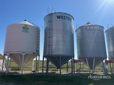 Westeel +/- 3500 bu 5 Ring Hopper صومعة الحبوب