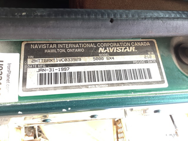 CAMIóN REVOLVEDOR 1997 INTERNATIONAL MCNEILUS 10.5 CYD