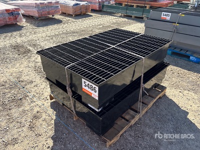 4 ft 5 in x 2 ft Spill Containment Pallet コンテナ機械　その他