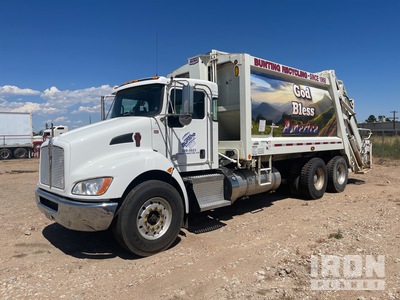 2021 Kenworth T370 6x4 Rear Loader Camion de collecte des ordures ménagères