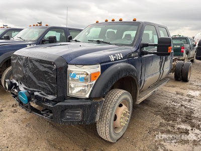 2012 Ford F-550 XL 4x4 Crew Cab Cab & Chassis (Inoperable)