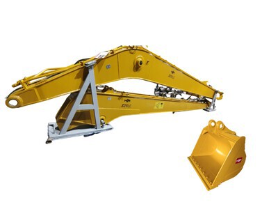 2025 Hongwing JD210LC-LRB18M 10 ft Boom w/ 27 ft 2.8 in Excavator Long Reach Attachment - Fits John Deere 210LC (Unused)