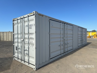 2025 40 ft High Cube Multi-Door Storage Container