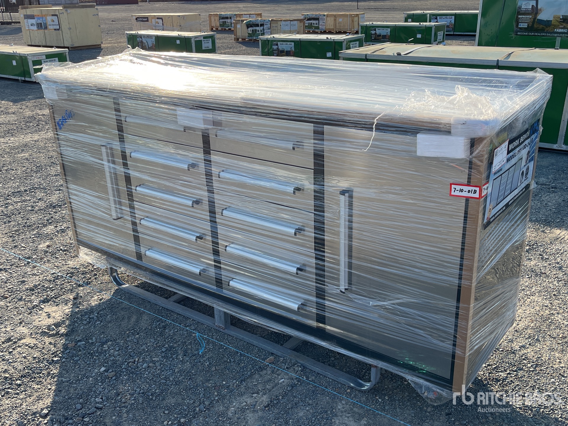 Suihe 2200 mm 10-Drawer Workbench (Unused)