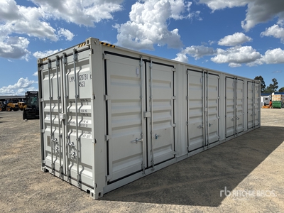 2025 40 ft High Cube Multi-Door Storage Container