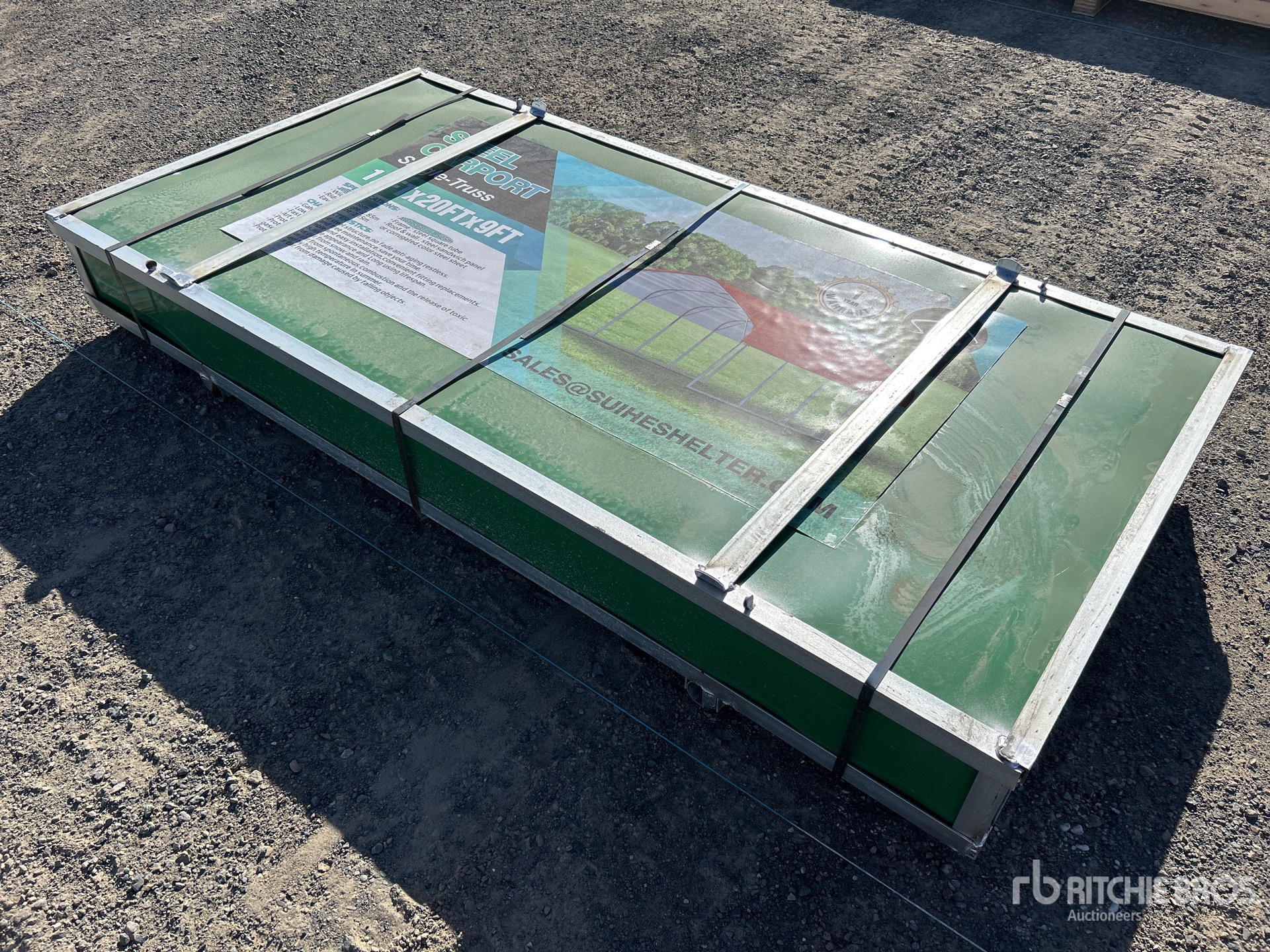 Suihe 12 ft x 20 ft x 9 ft Steel Cochera (Unused)