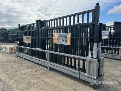 Quantity of (3) Suihe 20 ft Bi-Parting Driveway Gate (Unused)