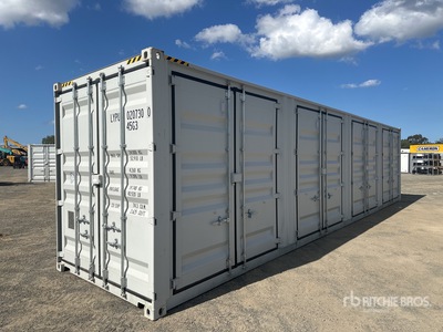 2025 40 ft High Cube Multi-Door Storage Container