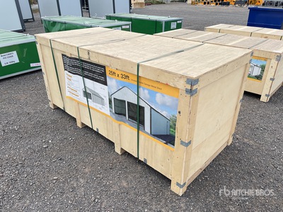 2025 Suihe GS2533 33 ft x 25 ft Portable Metal Shed (Unused)