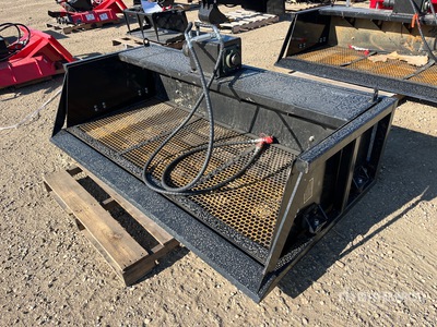 2025 GIYI GY-VB59 74 in Skid Steer Screening Bucket (Unused)