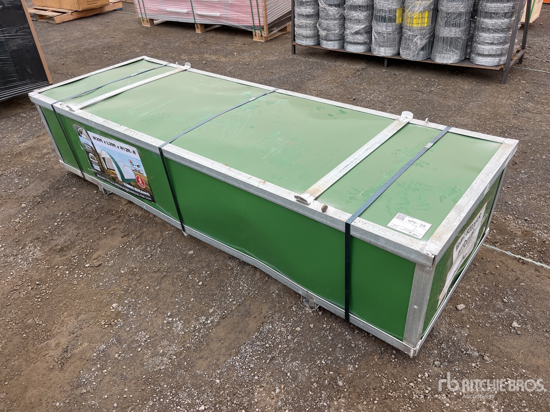 Suihe 20 ft x 30 ft x 12 ft Dome Frame Storage Building (Unused)