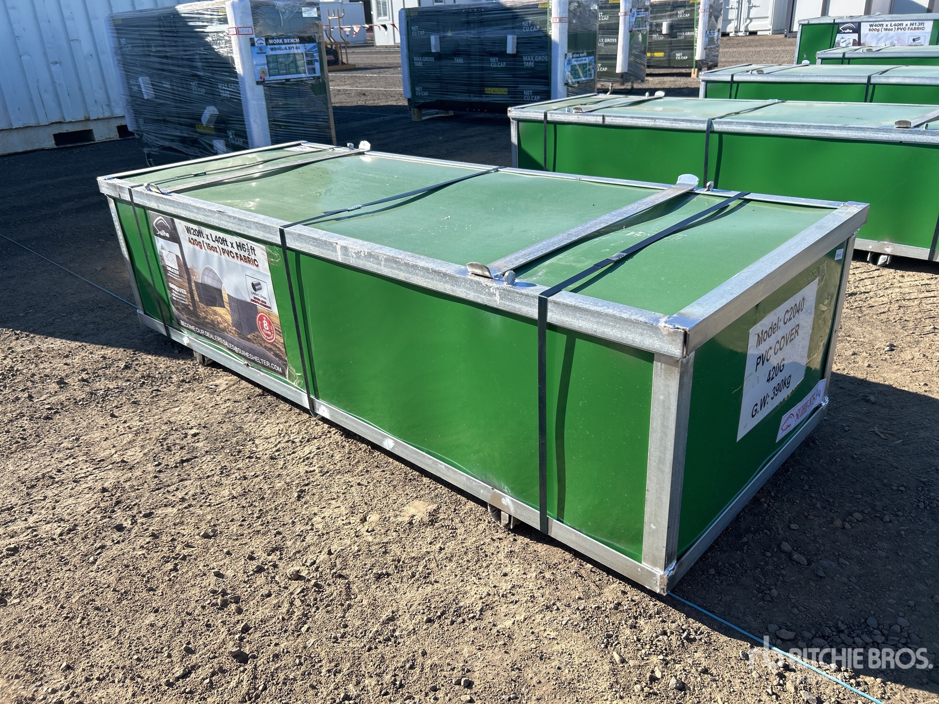 Suihe 20 ft x 40 ft x 6.5 ft Container Shelter (Unused)