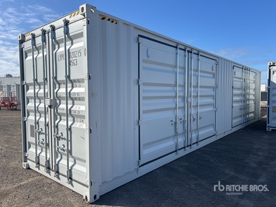 2025 40 ft High Cube Multi-Door Storage Container