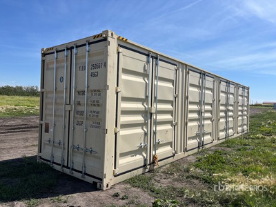 2025 40 ft High Cube Multi-Door Storage Container